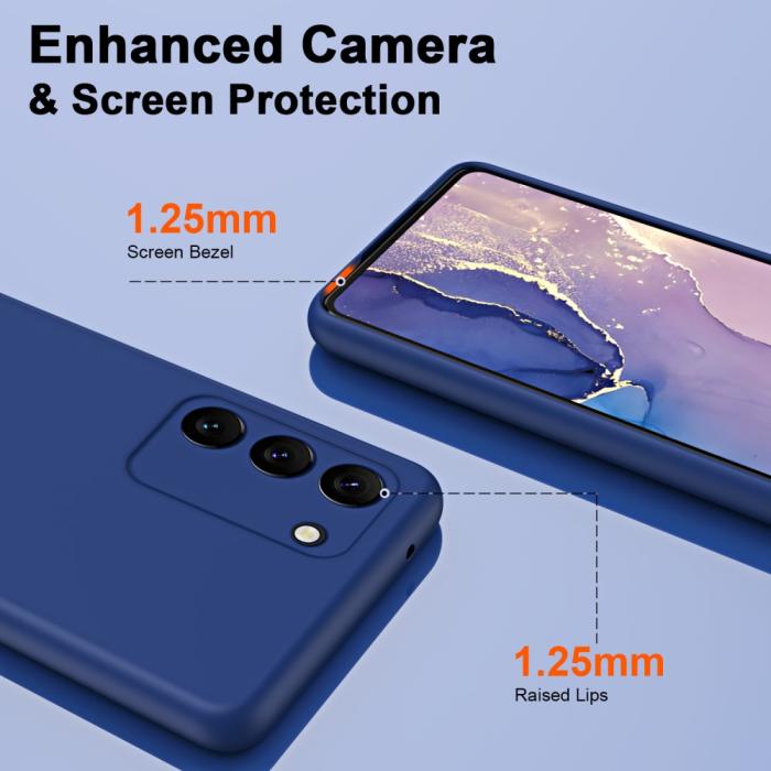 Bild 6,  Samsung Galaxy S23 Plus Skal Gummerat TPU Röd - Teknikhallen.se