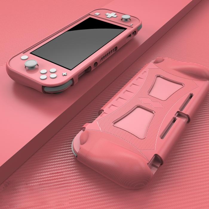 Bild 5,  Nintendo Switch Lite Skal TPU Rosa - Teknikhallen.se