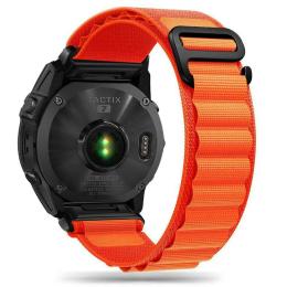 Tech-Protect Tech-Protect Garmin Fenix 26 mm Armband Nylon Pro Orange - Teknikhallen.se