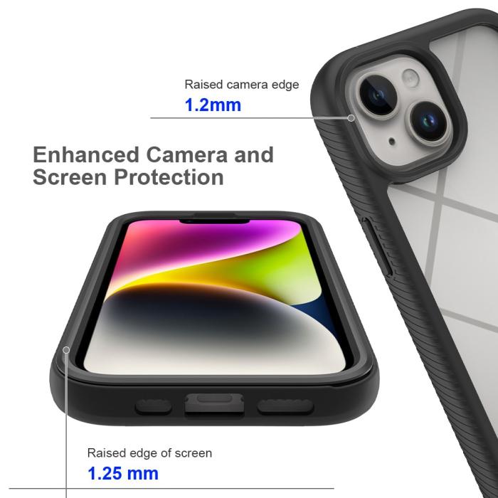 Bild 5,  iPhone 15 Skal Shockproof Med Frontram Rosaröd - Teknikhallen.se