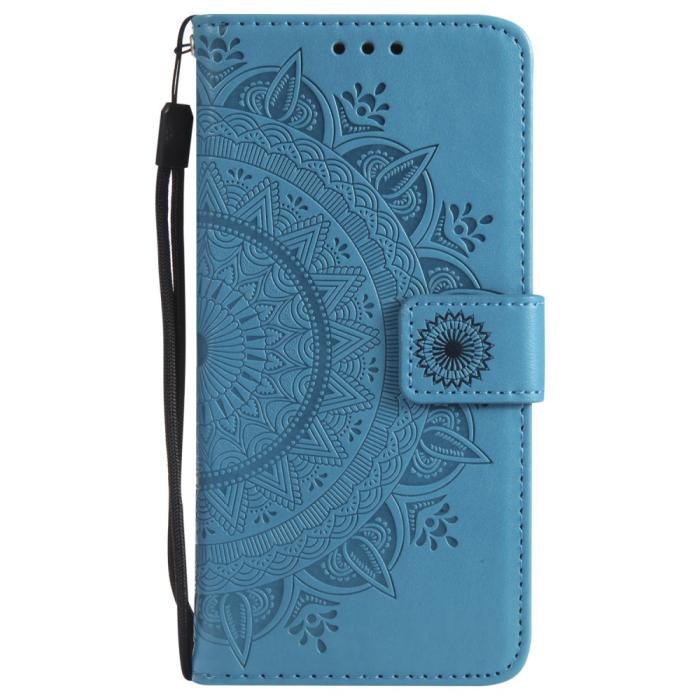 Bild 6,  iPhone 17e / 16e Fodral Mandala Läder Blå - Teknikhallen.se