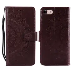  iPhone 17e / 16e Fodral Mandala L&auml;der Brun - Teknikhallen.se
