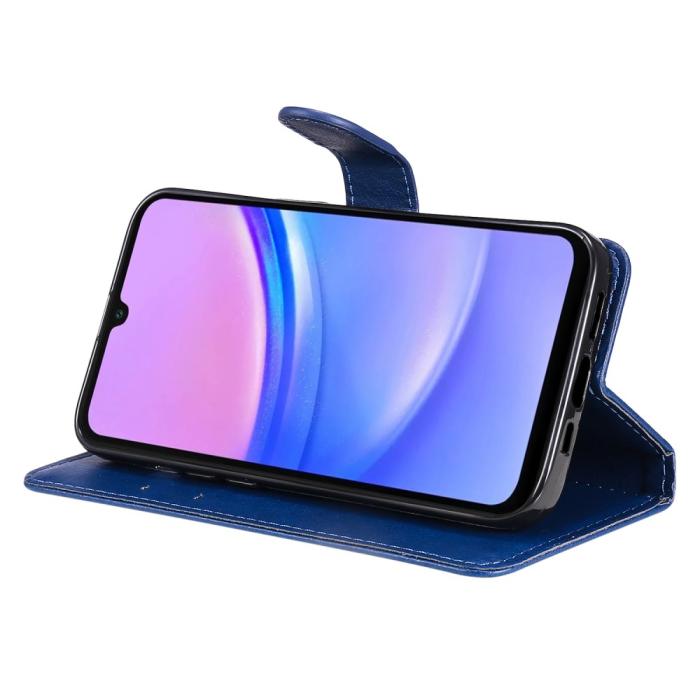 Bild 3,  Samsung Galaxy A16 Fodral Läder Blå - Teknikhallen.se