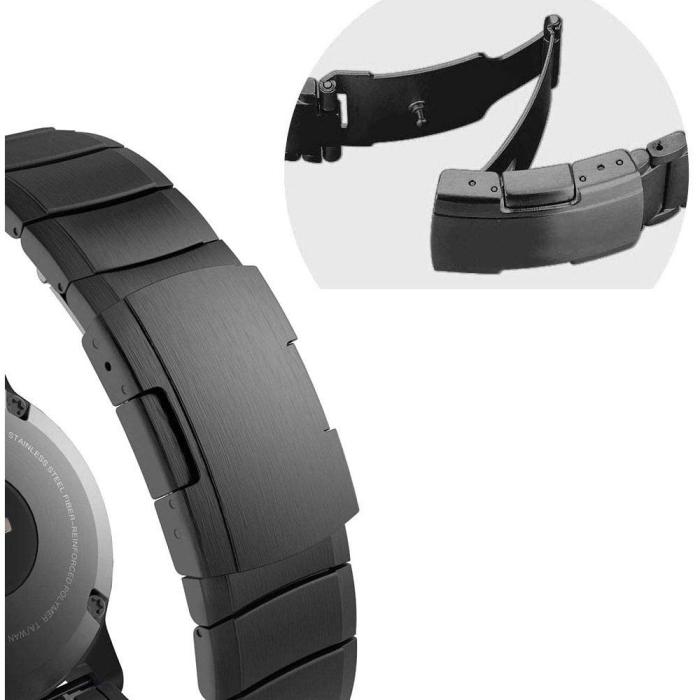Bild 6, Tech-Protect Tech-Protect Garmin Fenix 5/6/7 Armband Stainless Svart - Teknikhallen.se