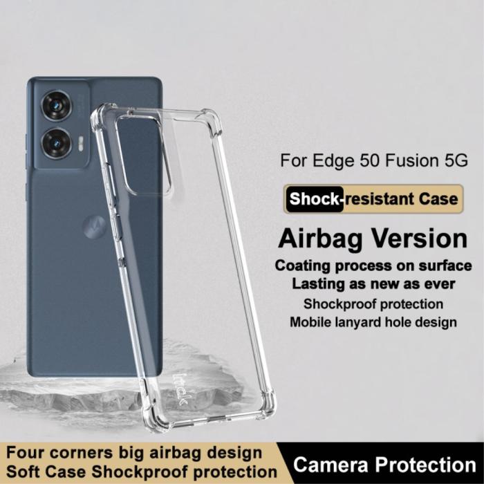 Bild 2, IMAK IMAK Motorola Edge 50 Fusion 5G TPU Skal Transparent - Teknikhallen.se