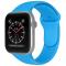 ColorPop Apple Watch 42/44/45/49 mm Silikon Armband (S/M) Blå - Teknikhallen.se