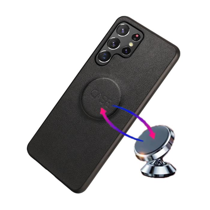 Bild 5,  Samsung Galaxy S23 Ultra 2in1 Magnet Fodral Svart - Teknikhallen.se