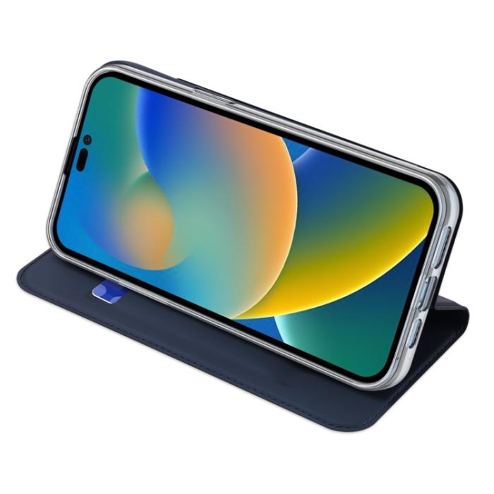 Bild 5, DUX DUCIS DUX DUCIS iPhone 14 Pro Max Fodral Skin Pro Blå - Teknikhallen.se