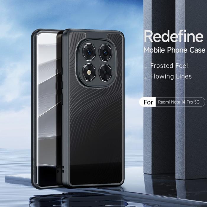 Bild 3, DUX DUCIS DUX DUCIS Redmi Note 14 Pro 5G Skal Aimo Series Transparent/Svart - Teknikhallen.se