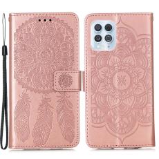 Motorola Moto G100 Fodral L&auml;der Dream Catcher Ros&eacute;guld - Teknikhallen.se