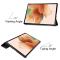  Samsung Galaxy Tab S7 FE / S7 Plus / S8 Plus Fodral Tri-Fold Svart - Teknikhallen.se