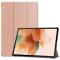  Samsung Galaxy Tab S7 FE / S7 Plus / S8 Plus Fodral Tri-Fold Roséguld - Teknikhallen.se