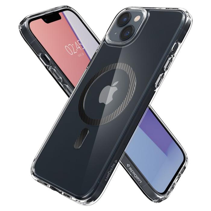 Bild 6, Spigen Spigen iPhone 15 Plus / 14 Plus Skal Ultra Hybrid Mag MagSafe Kolfiber - Teknikhallen.se