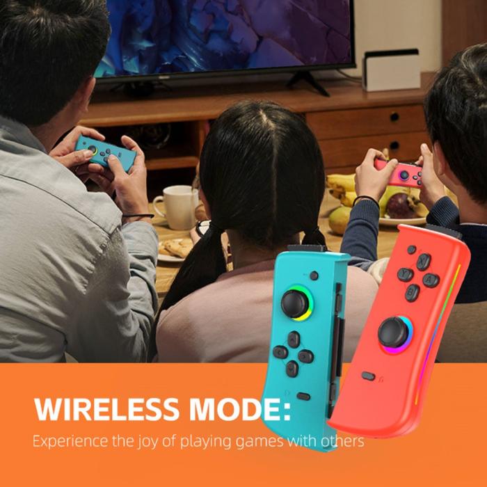 Bild 6, DATA FROG DATA FROG Nintendo Switch Joy-Con Kontroll Svart - Teknikhallen.se