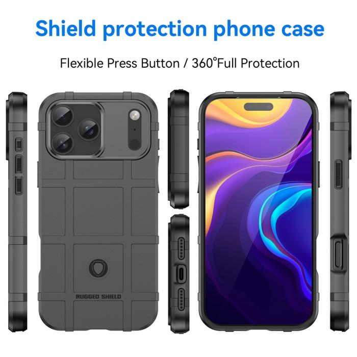 Bild 3,  iPhone 18 Pro Max / 17 Pro Max Skal Robust Svart - Teknikhallen.se