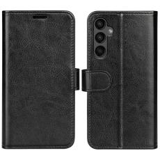  Samsung Galaxy A15 5G Fodral L&auml;der Svart - Teknikhallen.se