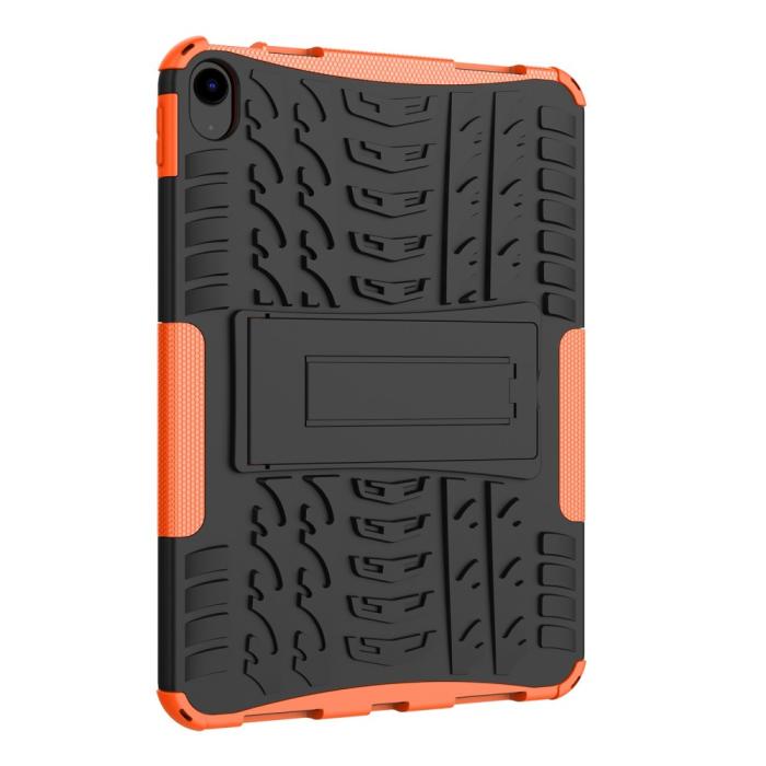 Bild 3,  iPad 11 2025 / 10.9 2022 Skal Rugged Kickstand Armor Orange - Teknikhallen.se