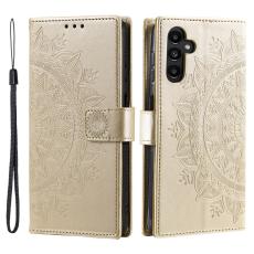  Samsung Galaxy S23 FE Fodral Mandala L&auml;der Guld - Teknikhallen.se