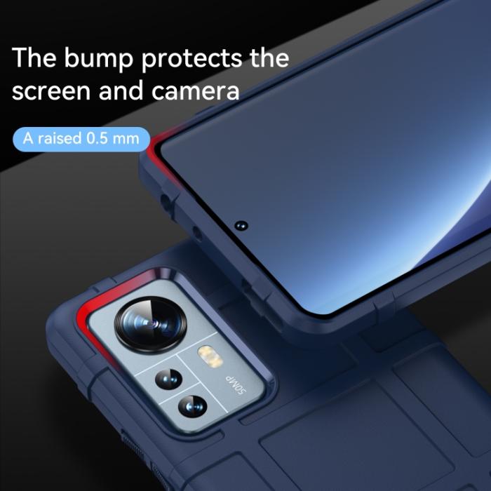 Bild 4,  Xiaomi 12 Pro Skal Robust Blå - Teknikhallen.se