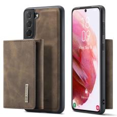 DG.MING DG.MING Galaxy S23 Plus Skal Med Magnetisk Pl&aring;nbok Brun - Teknikhallen.se
