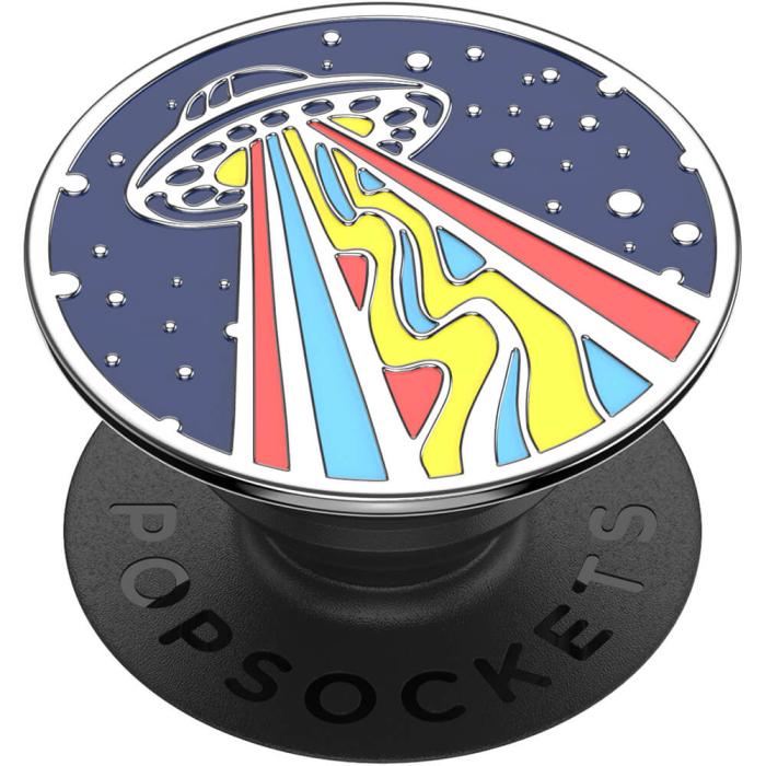 Bild 3, PopSockets PopSockets Avtagbart Grip med Ställfunktion Premium Enamel Outta This World Navy - Teknikhallen.se