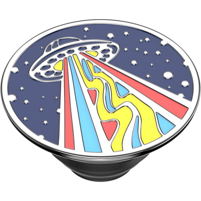 Bild 5, PopSockets PopSockets Avtagbart Grip med Ställfunktion Premium Enamel Outta This World Navy - Teknikhallen.se