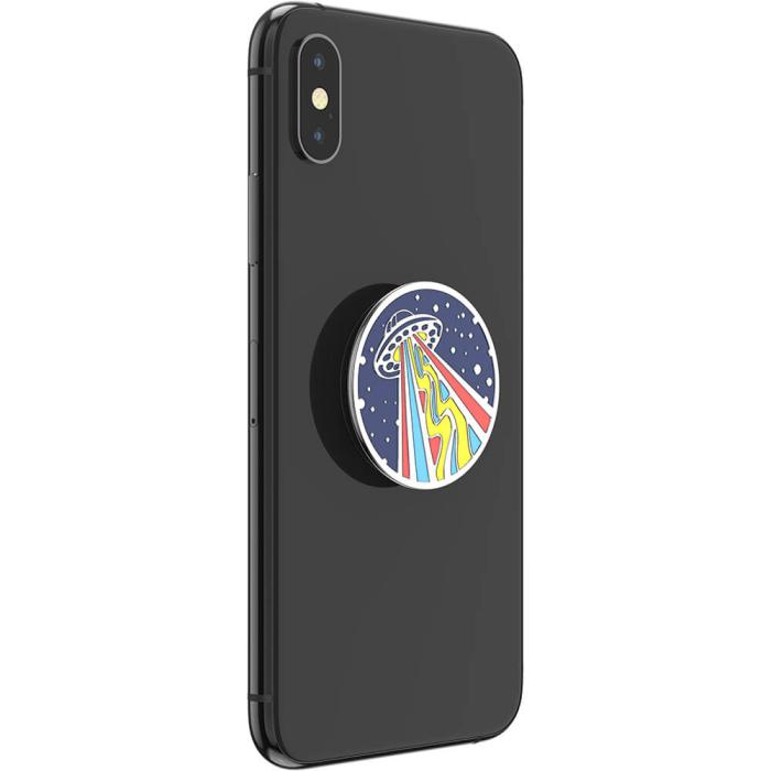 Bild 6, PopSockets PopSockets Avtagbart Grip med Ställfunktion Premium Enamel Outta This World Navy - Teknikhallen.se