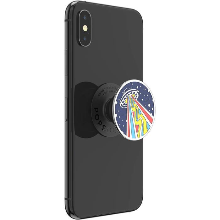 Bild 7, PopSockets PopSockets Avtagbart Grip med Ställfunktion Premium Enamel Outta This World Navy - Teknikhallen.se
