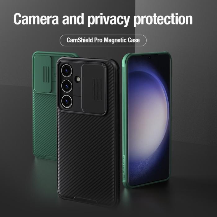 Bild 4, NILLKIN NILLKIN Samsung Galaxy S24 Skal MagSafe CamShield Pro Svart - Teknikhallen.se