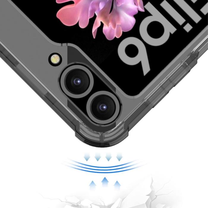 Bild 5, GKK GKK Galaxy Z Flip 6 / 7 FE Skal Med Ringhållare Transparent - Teknikhallen.se