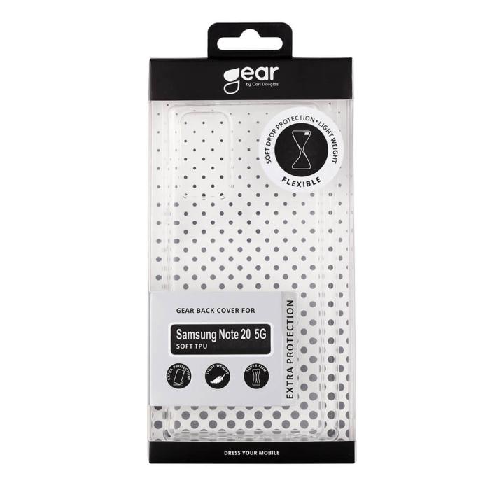 Bild 2, Gear GEAR Samsung Galaxy Note 20 Skal TPU Transparent - Teknikhallen.se