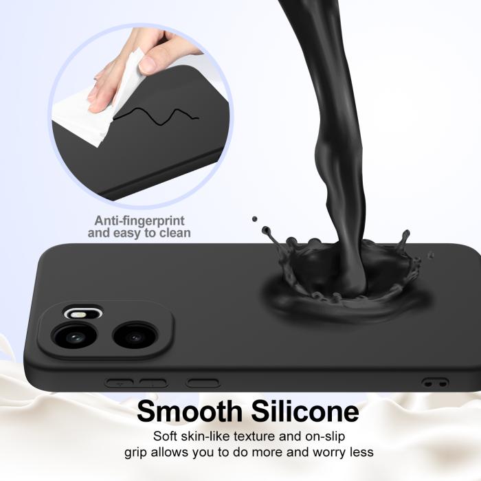Bild 5,  OnePlus 15R Skal MagSafe Liquid Silikon Svart - Teknikhallen.se