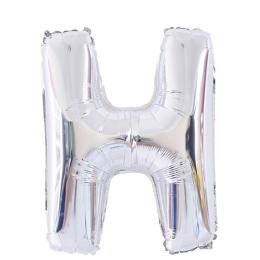  Bokstavsballong H 70 cm Silver - Teknikhallen.se