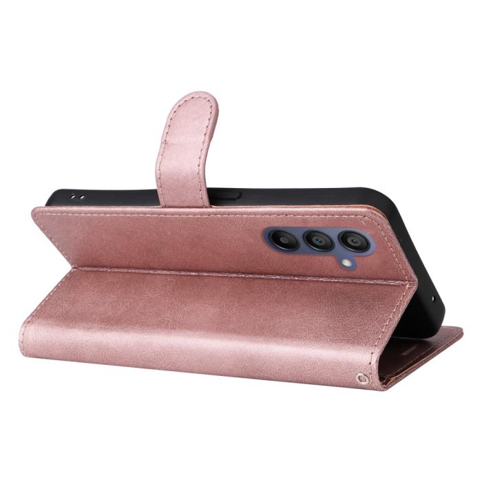 Bild 4,  Samsung Galaxy A16 Fodral Läder Roséguld - Teknikhallen.se