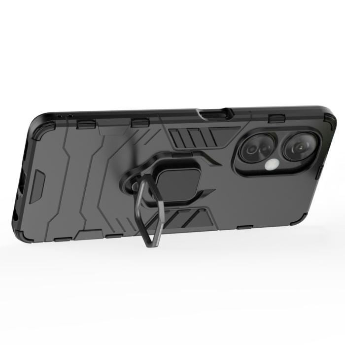 Bild 3,  OnePlus Nord CE 3 Lite 5G Skal Hybrid Armor Ring Svart - Teknikhallen.se