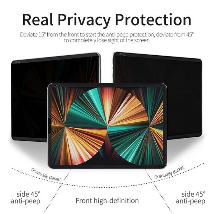 Bild 3,  Samsung Galaxy Z Fold 7 Skärmskydd Matt Privacy - Teknikhallen.se
