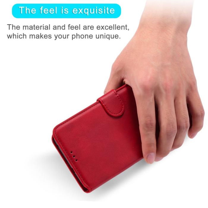 Bild 6,  Samsung Galaxy A23 5G Fodral Klassiskt Läder Röd - Teknikhallen.se