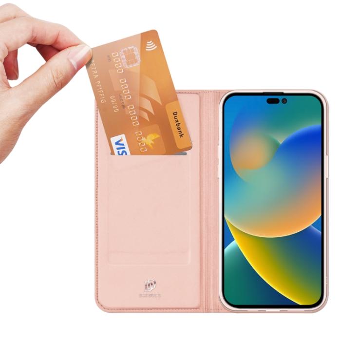 Bild 4, DUX DUCIS DUX DUCIS iPhone 14 Pro Max Fodral Skin Pro Roséguld - Teknikhallen.se