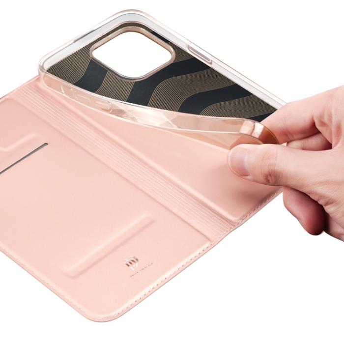 Bild 6, DUX DUCIS DUX DUCIS iPhone 14 Pro Max Fodral Skin Pro Roséguld - Teknikhallen.se