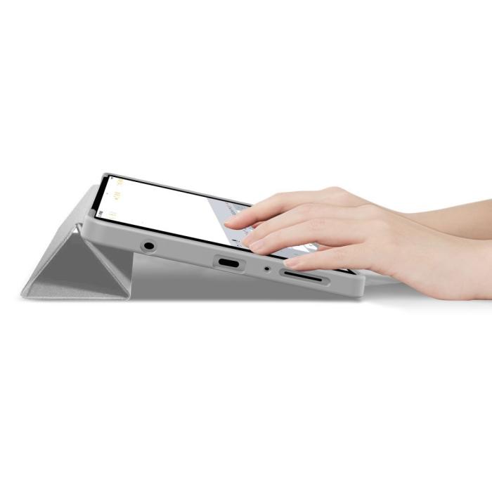 Bild 6, Tech-Protect Tech-Protect Samsung Galaxy Tab A11/A9 Fodral SmartCase Grå - Teknikhallen.se