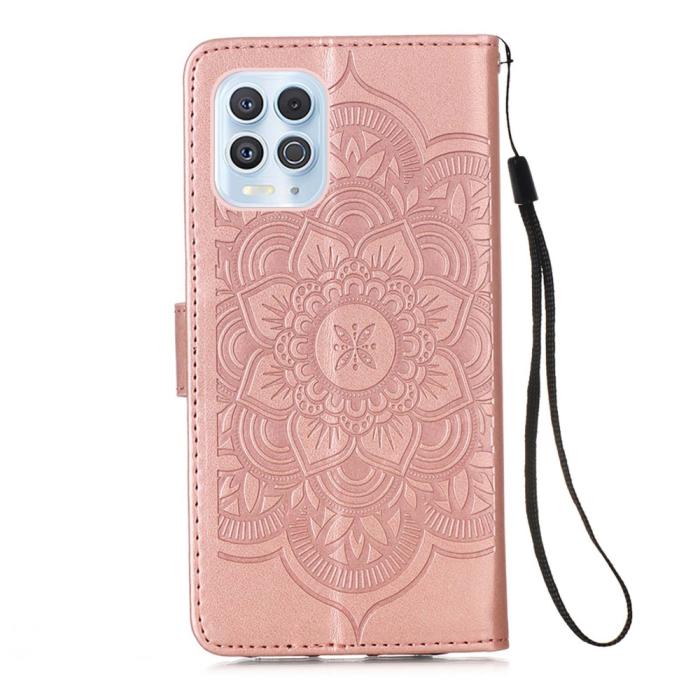 Bild 3,  Motorola Moto G100 Fodral Läder Dream Catcher Roséguld - Teknikhallen.se
