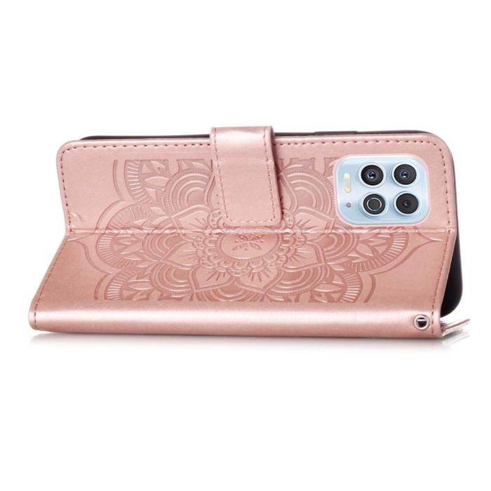 Bild 5,  Motorola Moto G100 Fodral Läder Dream Catcher Roséguld - Teknikhallen.se