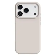  iPhone 18 Pro Max/17 Pro Max Skal MagSafe Liquid Silikon Beige - Teknikhallen.se