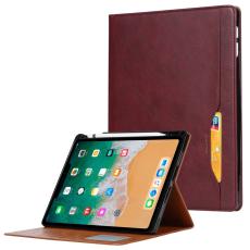  iPad Mini 2024/2021 Fodral Pennh&aring;llare Och Frontficka Vinr&ouml;d - Teknikhallen.se