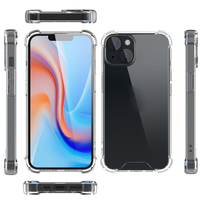 Bild 2,  iPhone 14 Plus Skal Airbag Shockproof Transparent - Teknikhallen.se