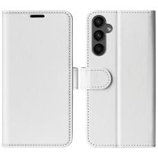  Samsung Galaxy A15 5G Fodral L&auml;der Vit - Teknikhallen.se