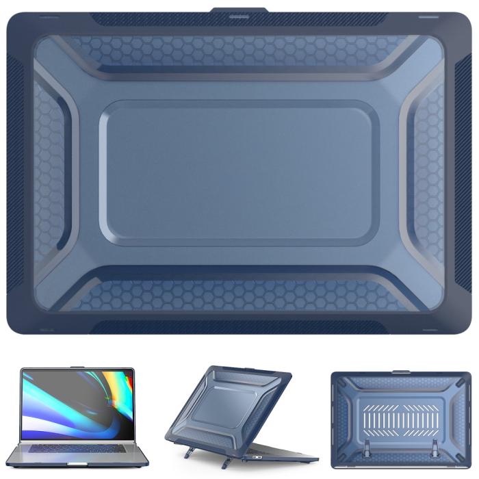 Bild 2,  MacBook Pro 16 2019 Skal Med Kickstand Safirblå - Teknikhallen.se