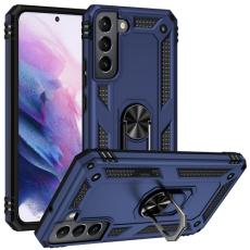  Samsung Galaxy S22 Skal Ring Armor Hybrid Bl&aring; - Teknikhallen.se