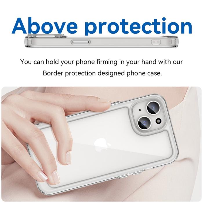 Bild 3,  iPhone 15 Skal Akryl/TPU Transparent - Teknikhallen.se