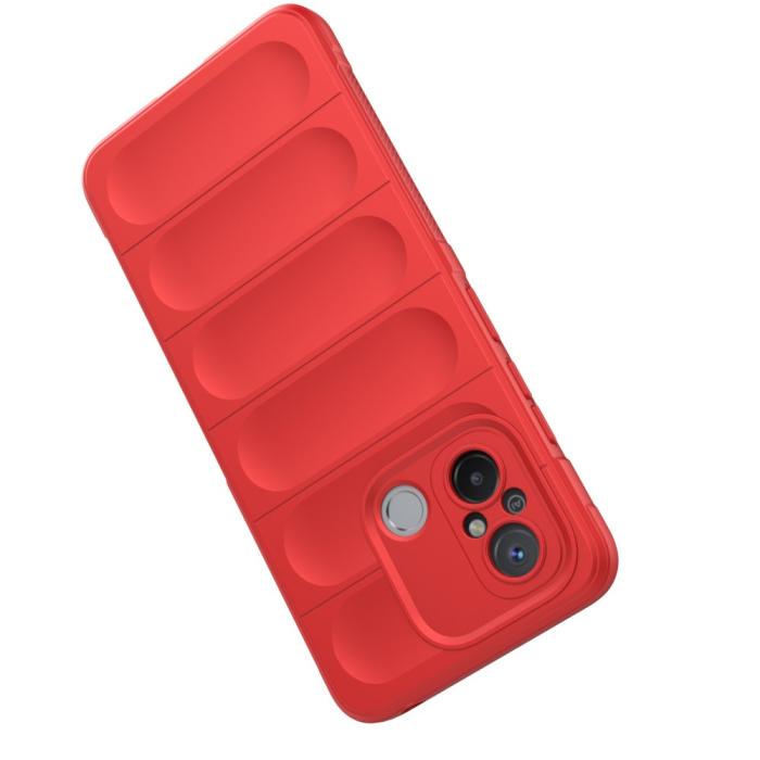 Bild 2,  Xiaomi Redmi 12C 4G Skal Magic Shield Röd - Teknikhallen.se